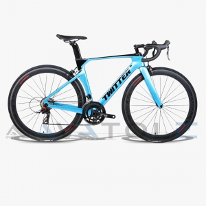 Xe đạp đua 2022 Twitter R5 Carbon Retrospec màu đen xanh dương