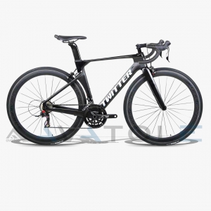 Xe đạp đua 2022 Twitter R5 Carbon Retrospec màu trắng đen
